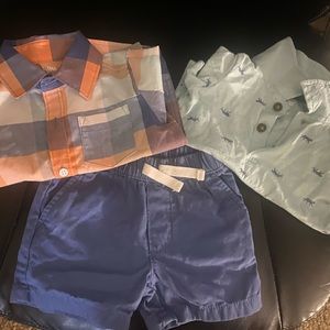 3pc boys set, one shirt and bottoms worn once on Easter.